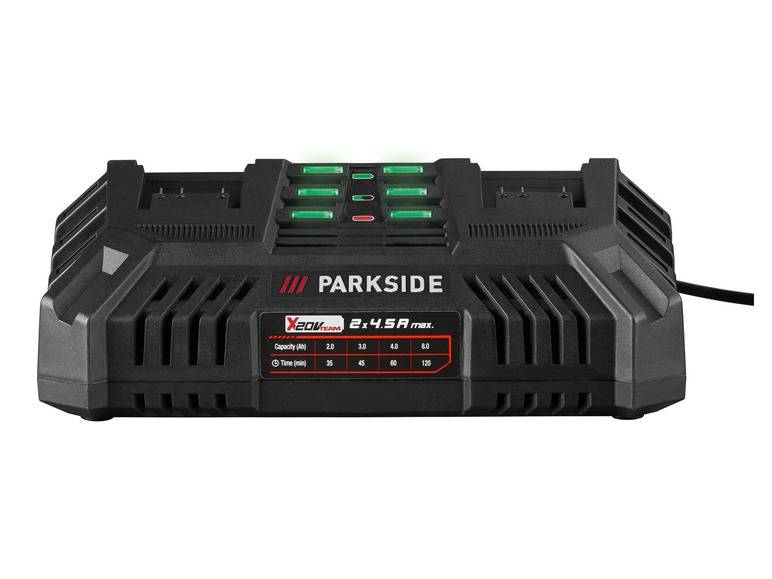 PARKSIDE® 20 V Akku-Doppelladegerät »PDSLG 20 B1«, 4,5 A Wochenangebot