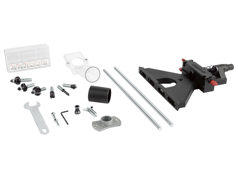PARKSIDE® Oberfräse-Set »POF 1200 D3«, mit 6 Fräsbits Bis zu 50% Rabatt