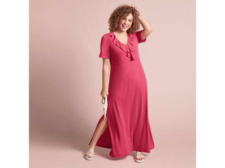 esmara® Damen Maxikleid mit langen Seitenschlitzen zollfrei