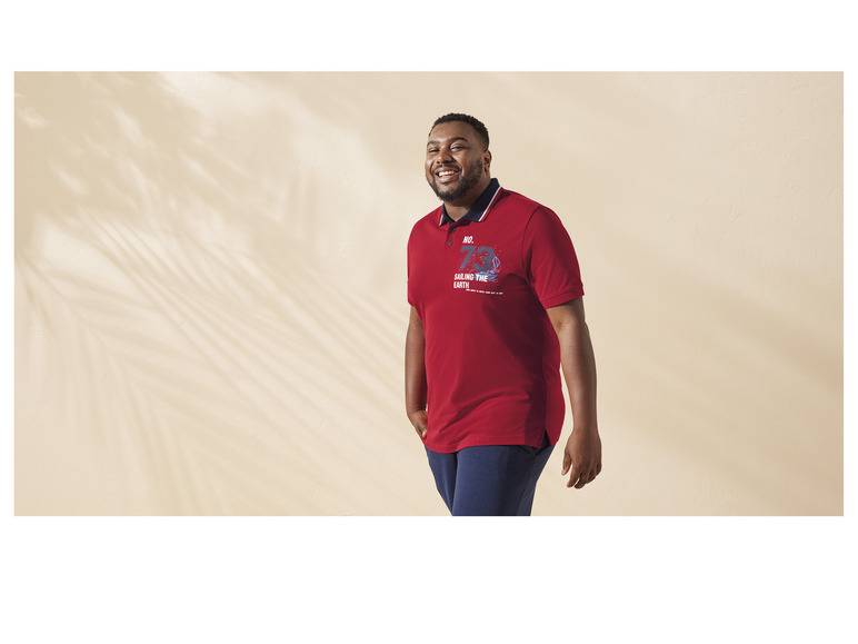 LIVERGY® Herren Poloshirt aus reiner Baumwolle Versandkostenfrei