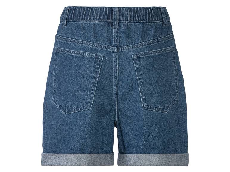 esmara® Damen Jeansshorts, mit Krempeloptik am Beinabschluss Preisnachlass