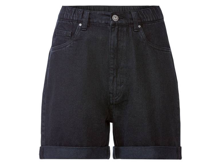 esmara® Damen Jeansshorts, mit Krempeloptik am Beinabschluss Preisnachlass