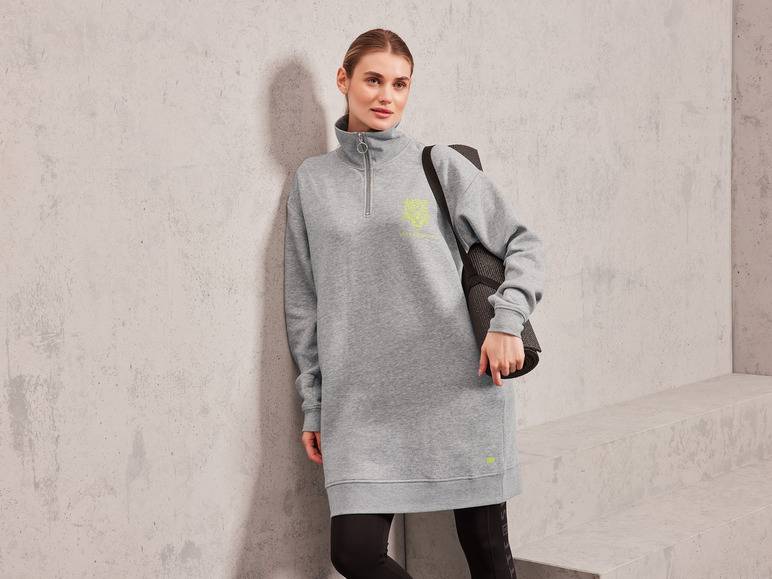 CRIVIT by Jette Sport Damen Sweatkleid mit HeiQ Mint Technologie Saisonschlussverkauf