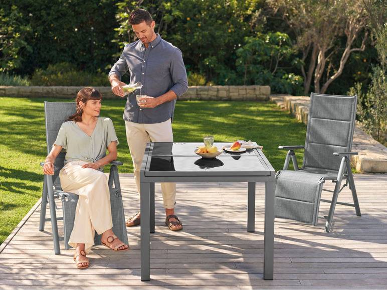 LIVARNO home Alu-Gartentisch »Toronto«, ausziehbar, anthrazit Bis zu 60% Rabatt