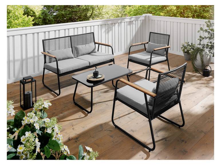 LIVARNO home Garten Loungeset, 4-teilig Fabrikladen