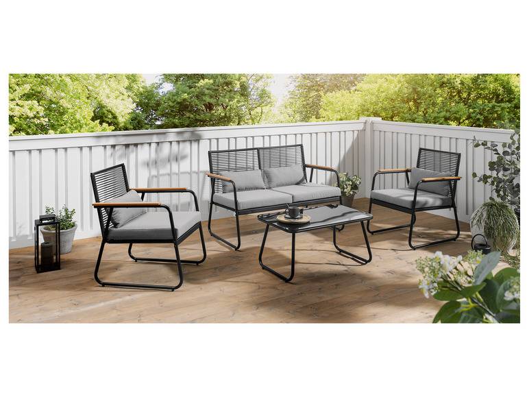 LIVARNO home Garten Loungeset, 4-teilig Fabrikladen