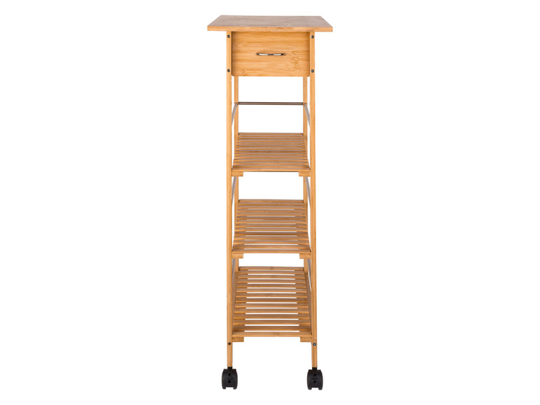 LIVARNO home Küchen-Nischenwagen Bambus, mit Schublade Black Friday Preise