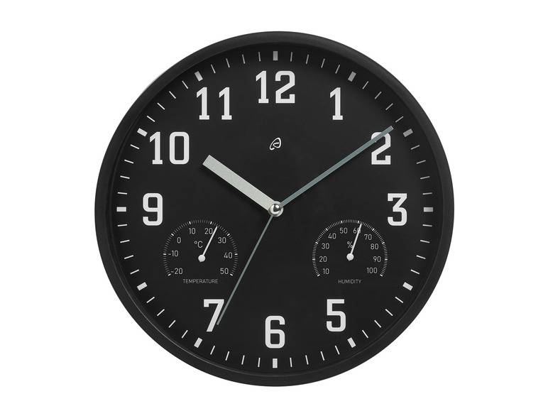 AURIOL® Wanduhr mit Thermo- und Hygrometer 50% Rabatt für begrenzte Zeit