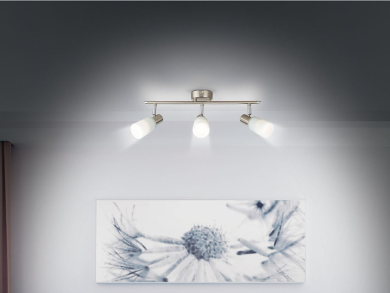 LIVARNO home LED-Wand-/Deckenleuchte / LED-Deckenleuchte, 3-flammig Auslauf