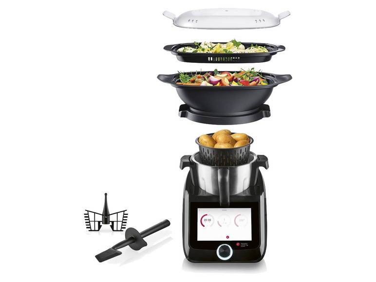SILVERCREST® KITCHEN TOOLS Monsieur Cuisine Smart SKMS 1200 B1 Black Preisnachlass