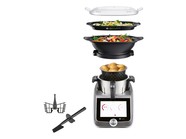 SILVERCREST® KITCHEN TOOLS Monsieur Cuisine Smart SKMS 1200 B1 Titanium Saisonschlussverkauf