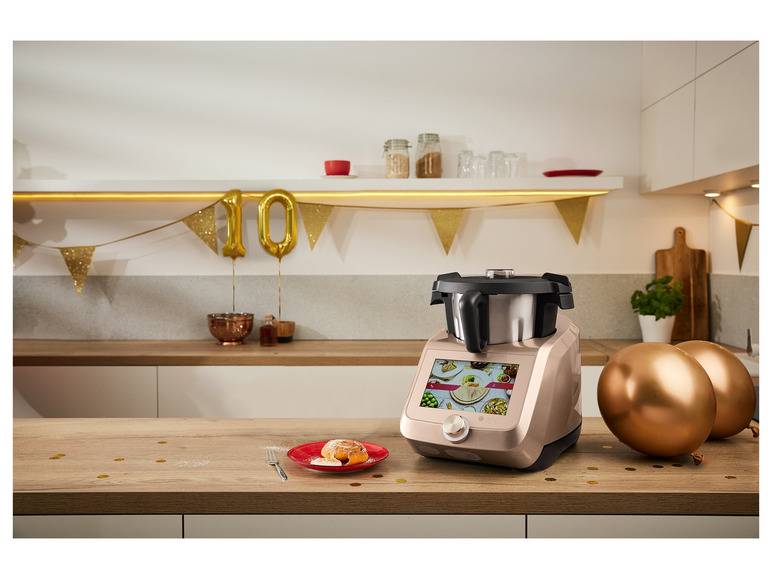 SILVERCREST® KITCHEN TOOLS Monsieur Cuisine Smart SKMS 1200 B1 Champagner Black Friday