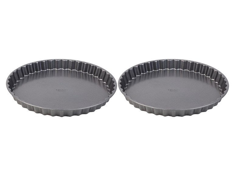 LIVARNO home Quiche- und Obstkuchenformen \ Pizza-Backbleche, 2 Stück Neueste Mode