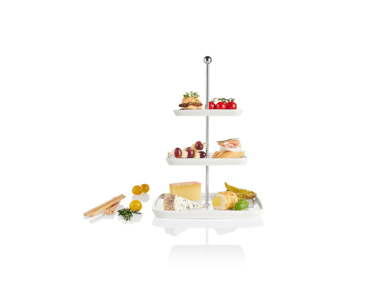 ERNESTO® Etagere, 3-stufig, aus Porzellan Räumungsverkauf