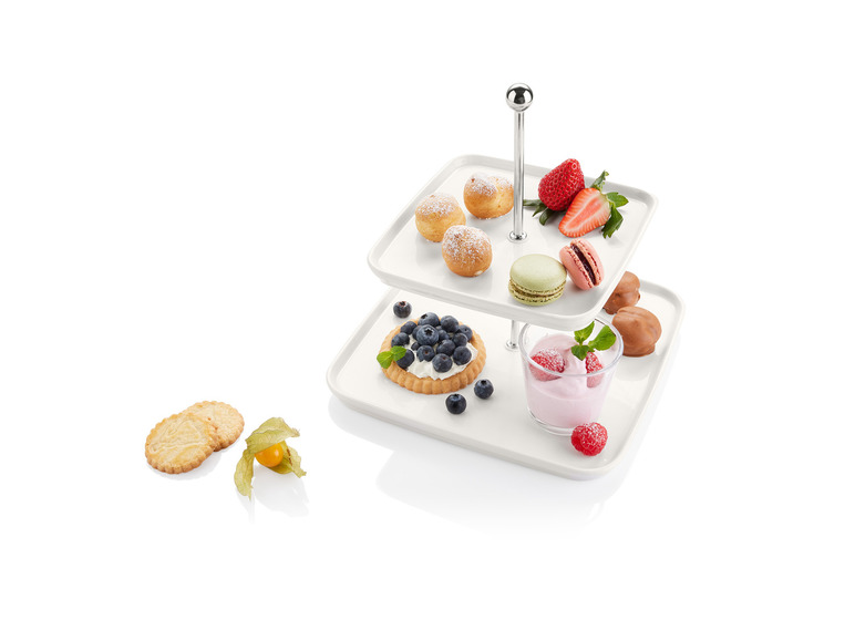 ERNESTO® Etagere, 3-stufig, aus Porzellan Räumungsverkauf