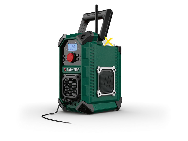 PARKSIDE® Akku-Baustellenradio »PBRA 20-Li B2« 20 V / 12 V oder Netzbetrieb, ohne Akku und Ladegerät Tägliche Deals