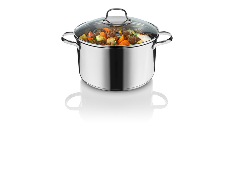 ERNESTO® Edelstahl-Topf, mit Deckel, Ø 24 cm Wochenangebot