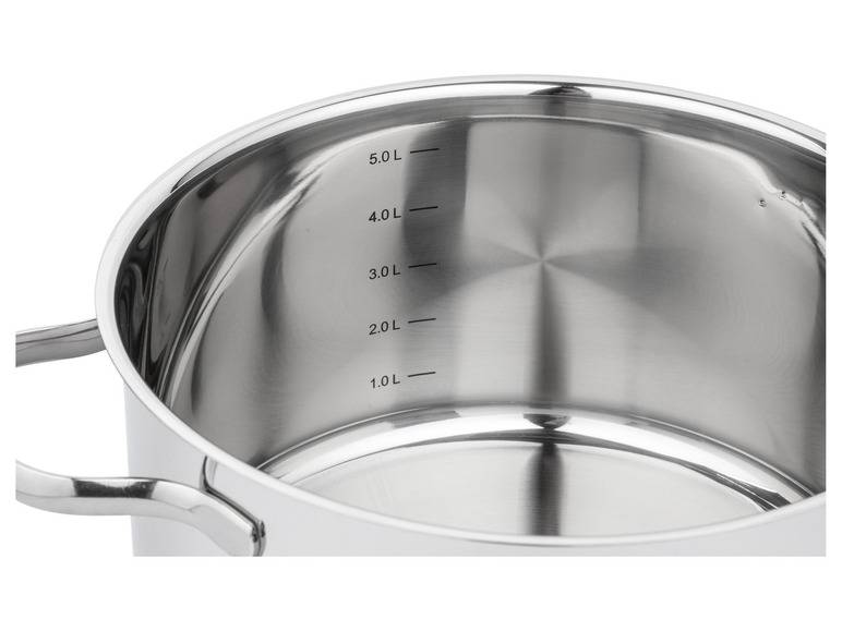 ERNESTO® Edelstahl-Topf, mit Deckel, Ø 24 cm Wochenangebot