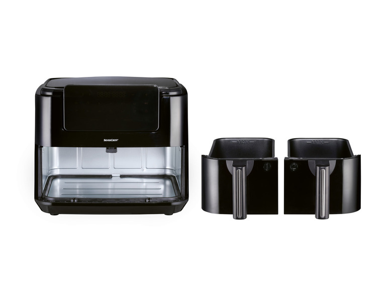 SILVERCREST® KITCHEN TOOLS Doppelzonen Heißtluftfritteuse »A1 SHLFDD 2400«, 2200–2600 W Letzte 2 Tage