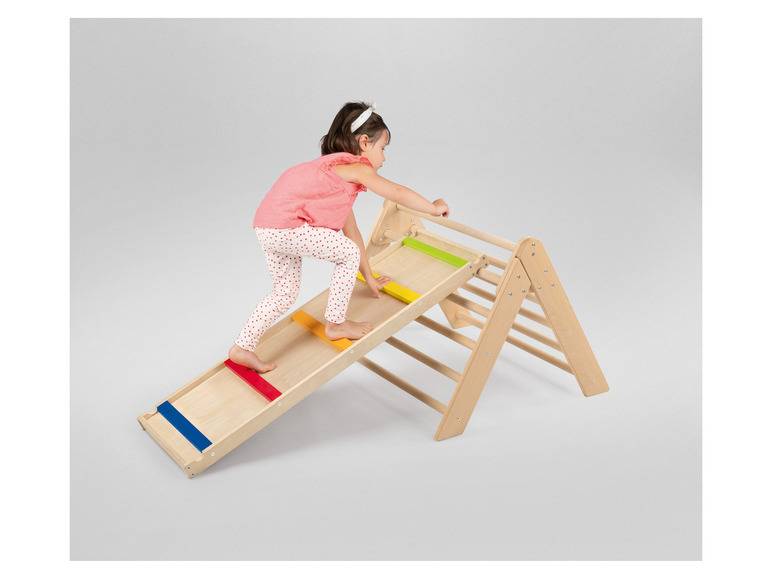 Playtive Kletterleiter und Rutsche, 2in1, aus Birkensperrholz Fabrikladen