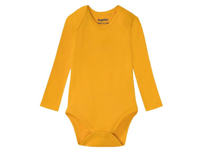 lupilu® Baby Bodies, langarm, 5 Stück, aus reiner Bio-Baumwolle Angebote