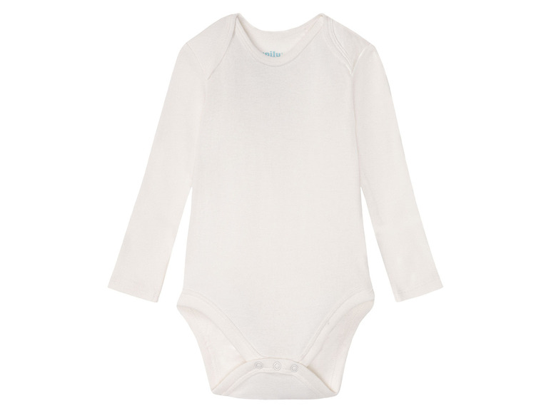 lupilu® Baby Bodies, langarm, 5 Stück, aus reiner Bio-Baumwolle Angebote