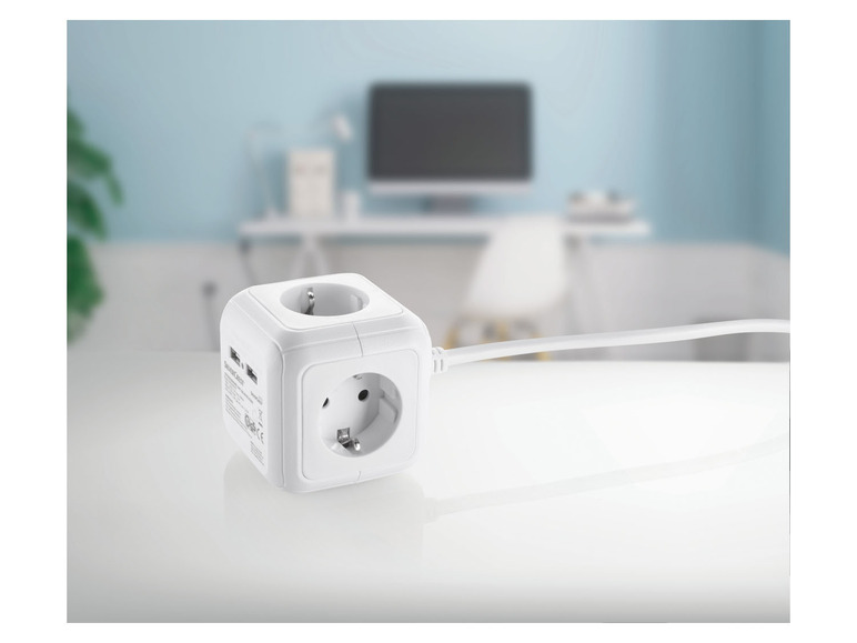 SILVERCREST® Steckdosenwürfel mit USB-Ports Rabatt