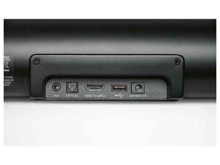 SILVERCREST® Soundbar Stereo 2.0 »SSB 30 B1«, 2x 15 W RMS Exklusivangebot