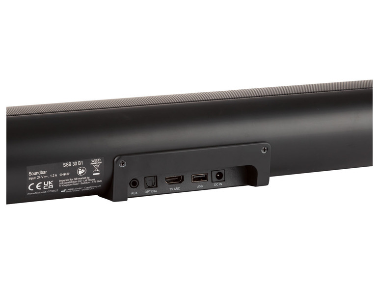 SILVERCREST® Soundbar Stereo 2.0 »SSB 30 B1«, 2x 15 W RMS Exklusivangebot