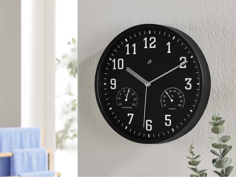 AURIOL® Wanduhr mit Thermo- und Hygrometer, Ø 25 cm Bestseller