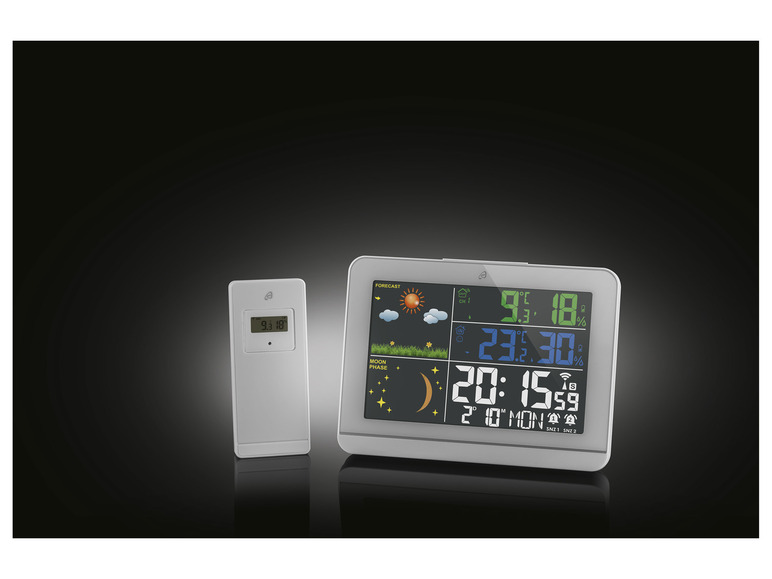AURIOL® Funkwetterstation, mit Farbdisplay VIP-Rabatte