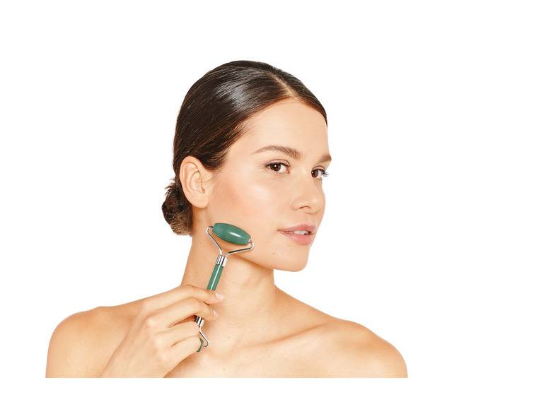CIEN Beauty Rosenquarz-Gesichtsroller \ Quarz-Gesichtsroller \ Rosenquarz-Massagestein Limitierter Zeitrabatt