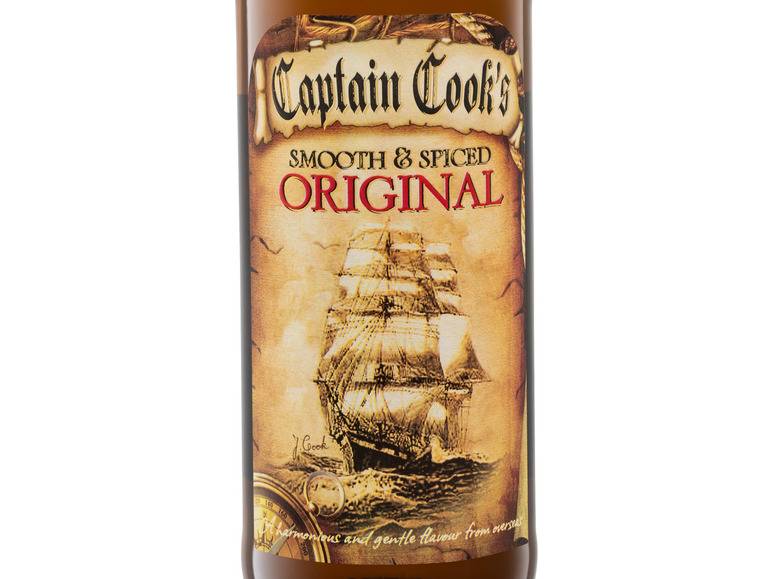 JAMES COOK Captain Cook´s Smooth & Spiced (Rum-Basis) 35% Vol Neueste Stile