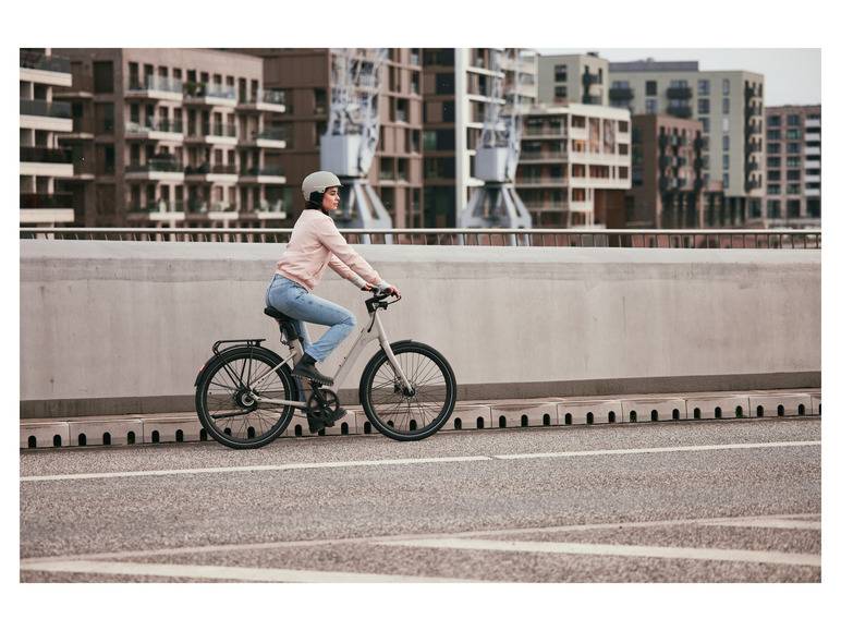 CRIVIT Urban E-Bike Y.2 Cream White Sonderangebot der Fabrik