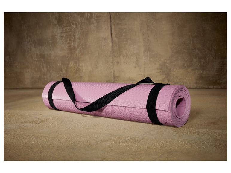 CRIVIT Yogamatte 180 x 60 cm, mit Tragegurt 50% Rabatt mit kostenlosem Versand