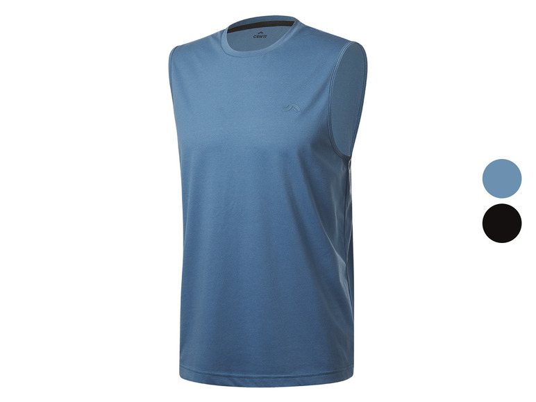 CRIVIT Herren Tanktop, schnelltrocknend und feuchtigkeitsableitend Black Friday Preise