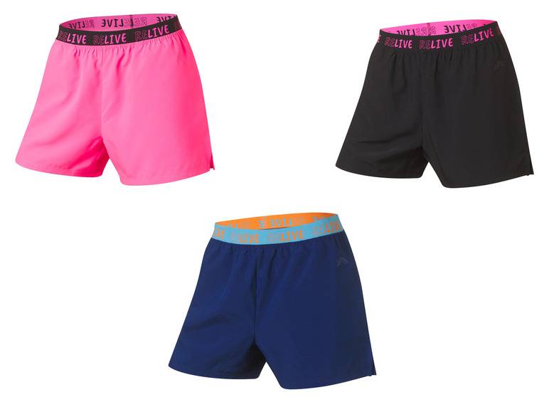 CRIVIT Damen Funktionsshorts mit seitlichen Eingriffstaschen Schlussverkauf