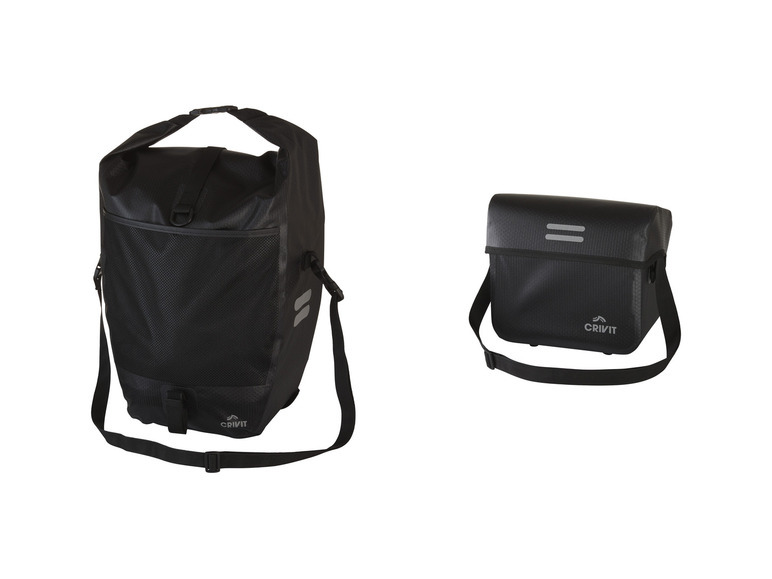CRIVIT Fahrrad-Gepäckträgertasche \ Fahrrad-Lenkertasche, wasserabweisend Meist gekauft