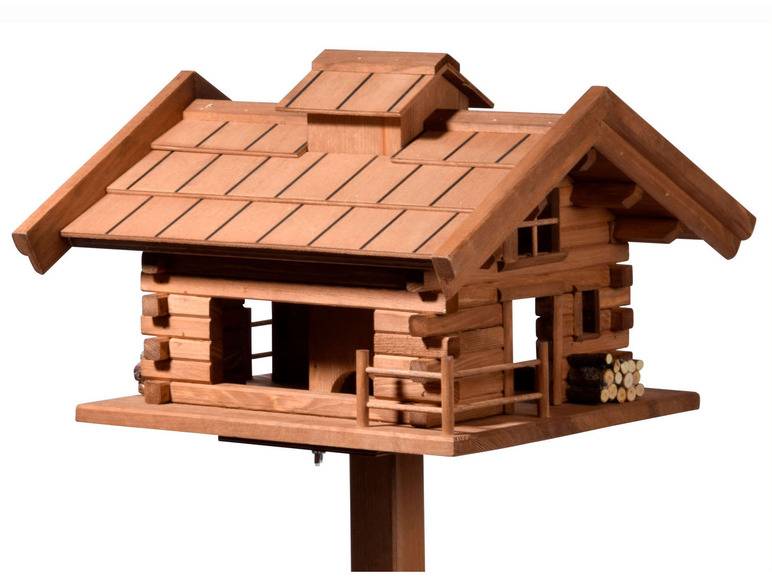 dobar Vogelfutterhaus »Tirol«, inkl. Standfuß, H 117 cm, aus Holz Großer Ausverkauf