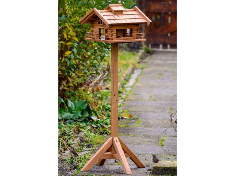 dobar Vogelfutterhaus »Tirol«, inkl. Standfuß, H 117 cm, aus Holz Großer Ausverkauf