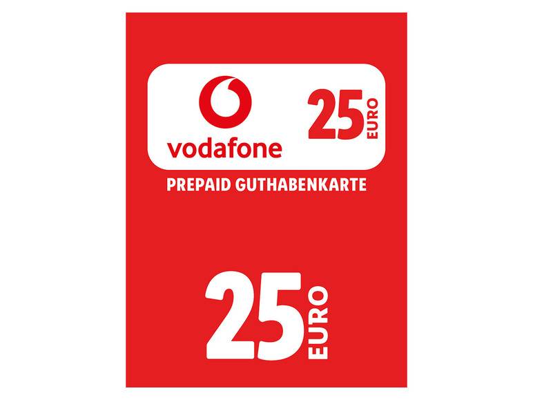 Vodafone-Aufladenummer über 25 EUR Bis zu 50% Rabatt