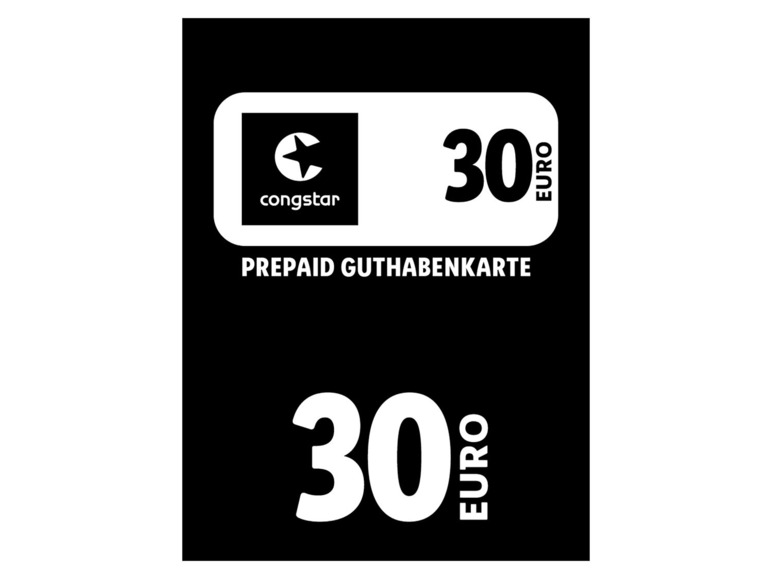Congstar Auflade-Code über 30 EUR im Angebot