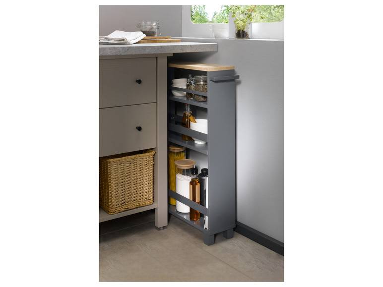 LIVARNO home Küchen-Nischenwagen, mit 3 Ablageflächen Begrenztes Angebot