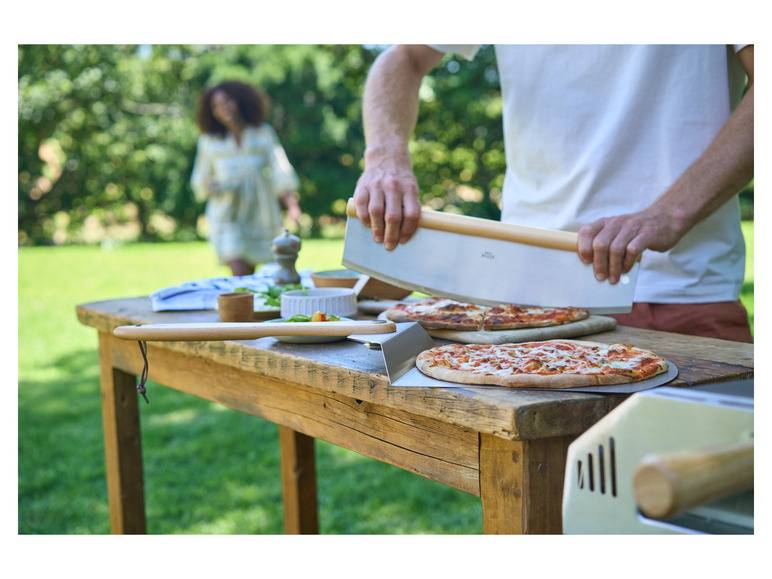 GRILLMEISTER Pizzaschieber \ Pizzaschneider Tiefpreis