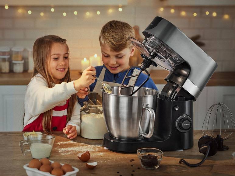 SILVERCREST® KITCHEN TOOLS Profi-Küchenmaschine »SKMP 1300 D3«, 1300 W Letzte 3 Tage