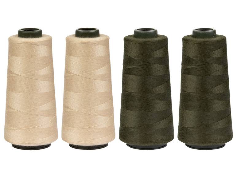 crelando® Overlock Nähgarn, 2.500 m, 4-teilig Sonderangebot der Fabrik