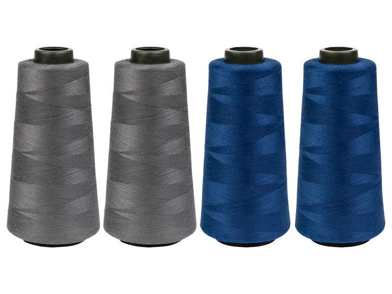 crelando® Overlock Nähgarn, 2.500 m, 4-teilig Sonderangebot der Fabrik