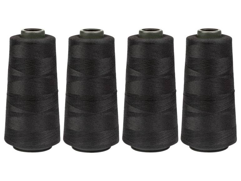 crelando® Overlock Nähgarn, 2.500 m, 4-teilig Sonderangebot der Fabrik