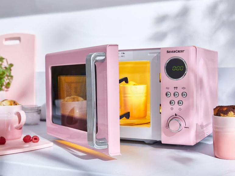SILVERCREST® KITCHEN TOOLS Mikrowelle »SMWC 700 C1«, 17l, 700 W rosa Bis zu 55% Rabatt