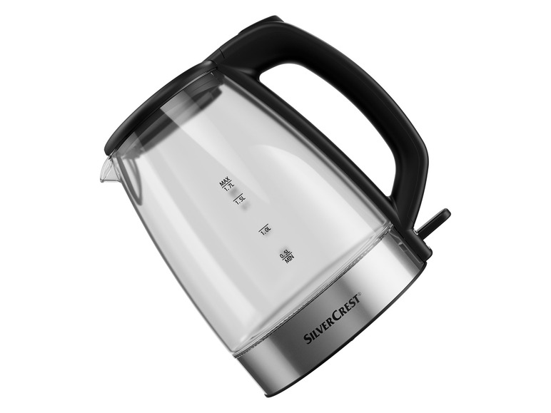 SILVERCREST® KITCHEN TOOLS Glas-Wasserkocher »SWGF 3000 C2«, mit LED-Farbwechsel, 1,7 l Nur noch ein Tag übrig